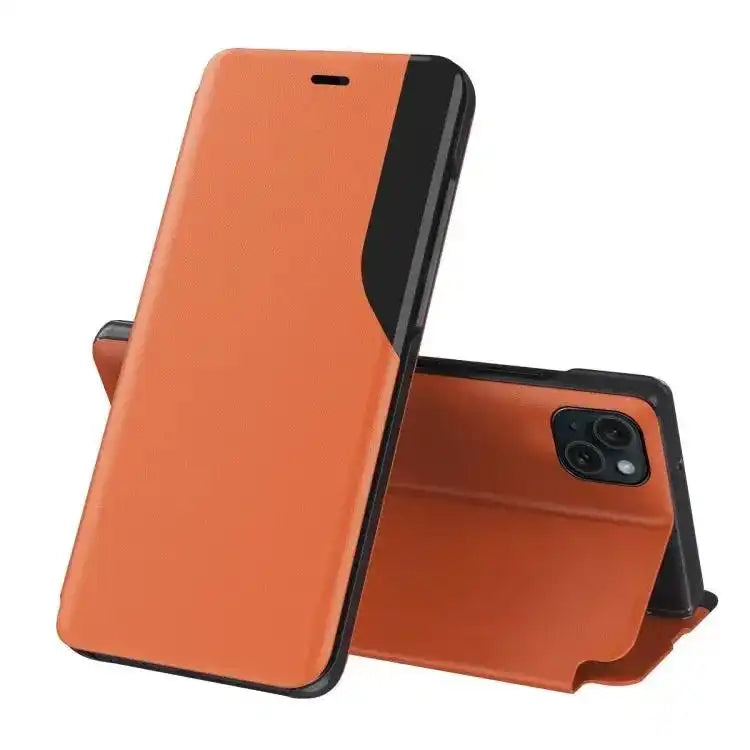 Side Display Flip Leather Phone Case MyMobile