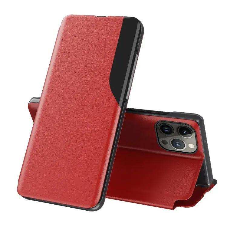 Side Display Flip Leather Phone Case MyMobile