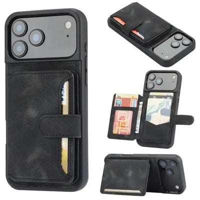 Skin Feel Dream RFID Anti-theft PU Card Bag Phone Case MyMobile