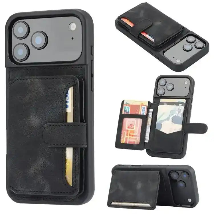Skin Feel Dream RFID Anti-theft PU Card Bag Phone Case MyMobile