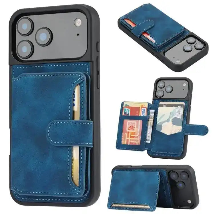 Skin Feel Dream RFID Anti-theft PU Card Bag Phone Case MyMobile