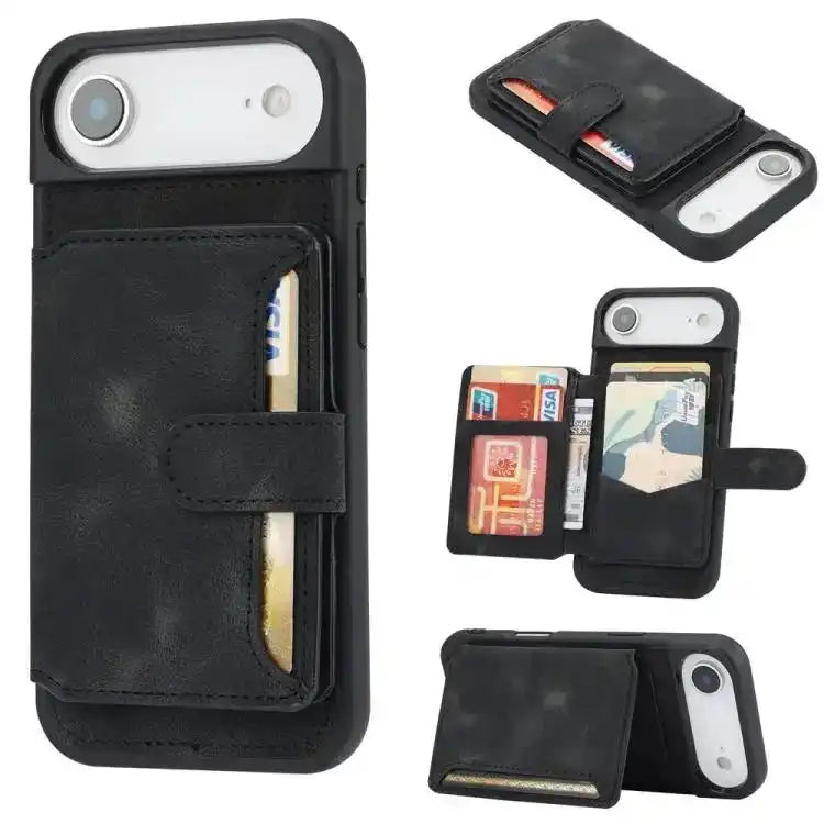 Skin Feel Dream RFID Anti-theft PU Card Bag Phone Case MyMobile