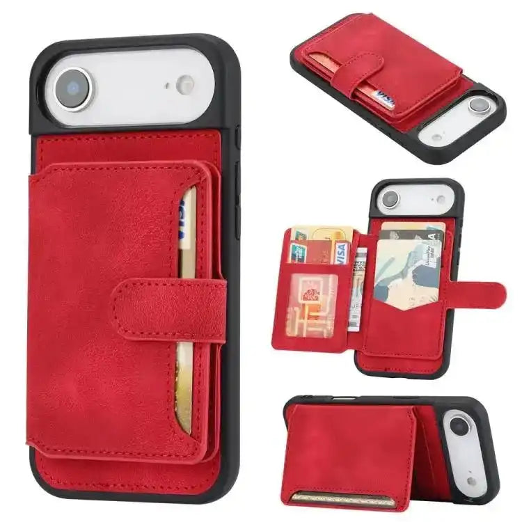 Skin Feel Dream RFID Anti-theft PU Card Bag Phone Case MyMobile