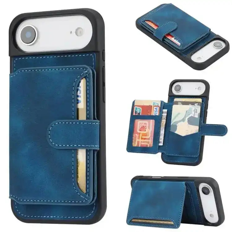 Skin Feel Dream RFID Anti-theft PU Card Bag Phone Case MyMobile