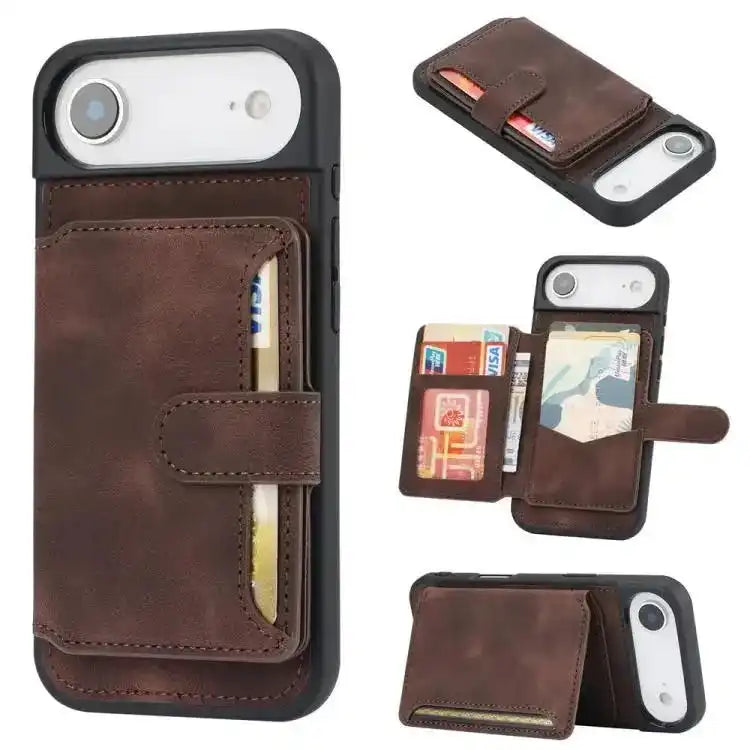 Skin Feel Dream RFID Anti-theft PU Card Bag Phone Case MyMobile