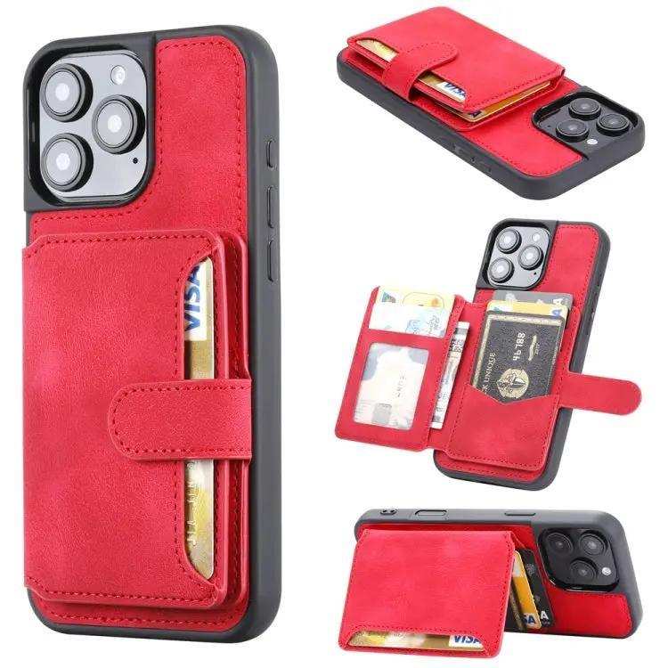 Skin Feel Dream RFID Anti-theft PU Card Bag Phone Case MyMobile