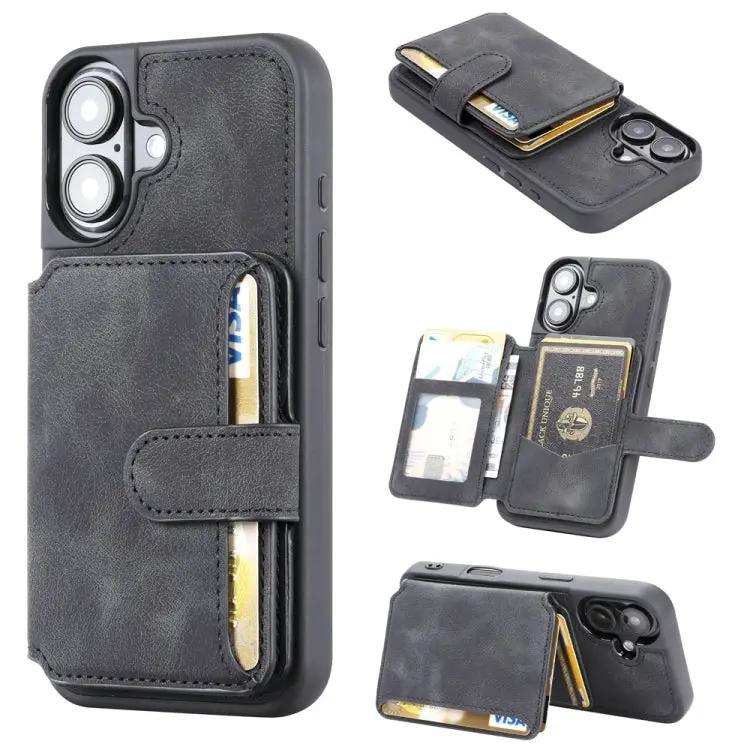 Skin Feel Dream RFID Anti-theft PU Card Bag Phone Case MyMobile
