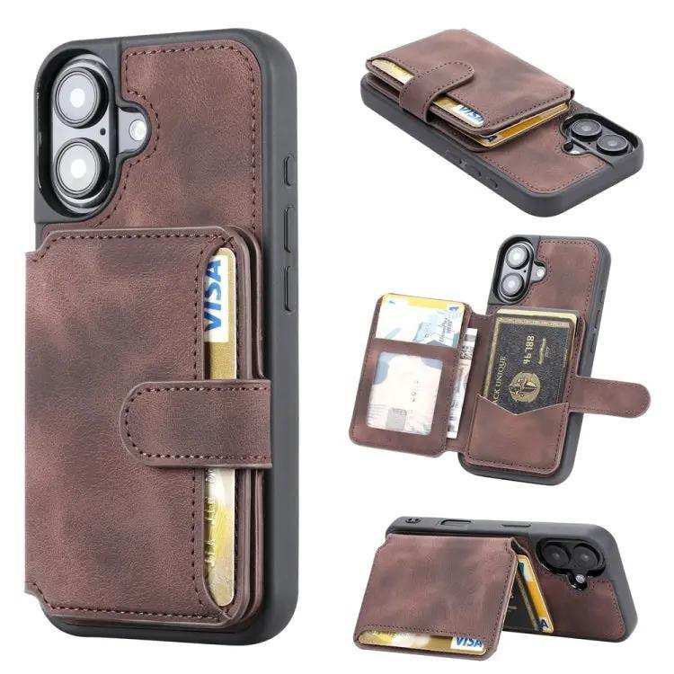Skin Feel Dream RFID Anti-theft PU Card Bag Phone Case MyMobile