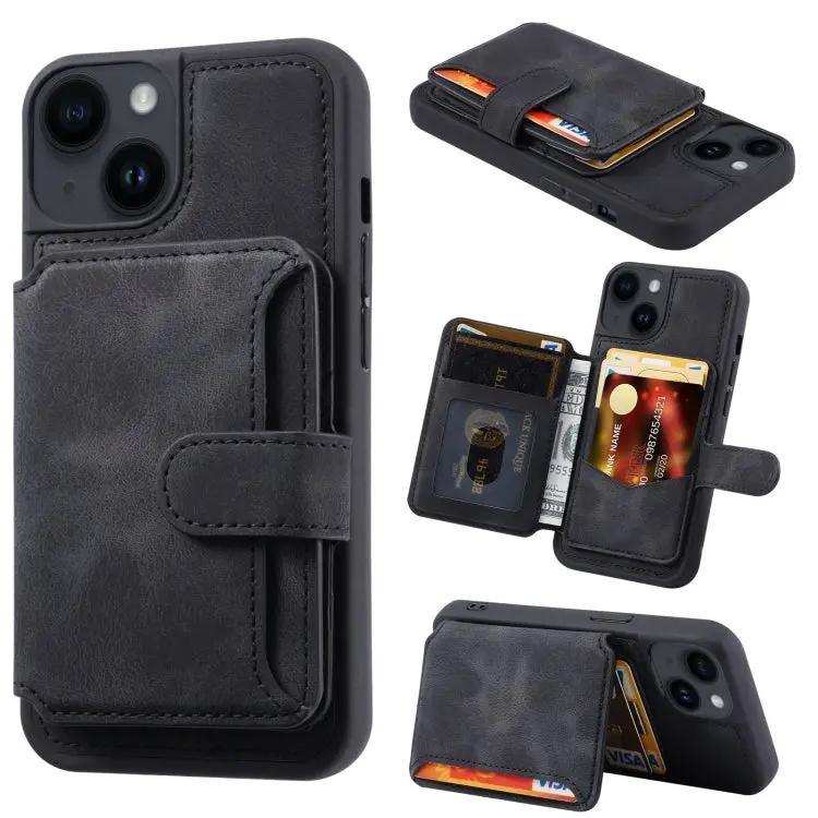 Skin Feel Dream RFID Anti-theft PU Card Bag Phone Case MyMobile