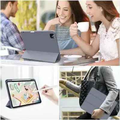 Soft TPU Back Shell Slim Cover Case with Auto Sleep / Wake for iPad Pro 13 (2024)