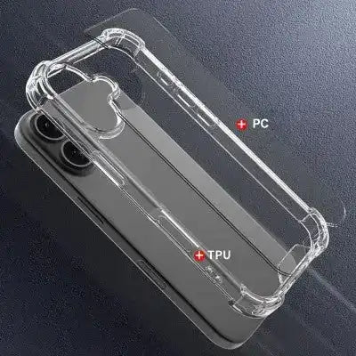 Solar Crystal Hybrid Cover Case for iPhone 16 Plus Solar