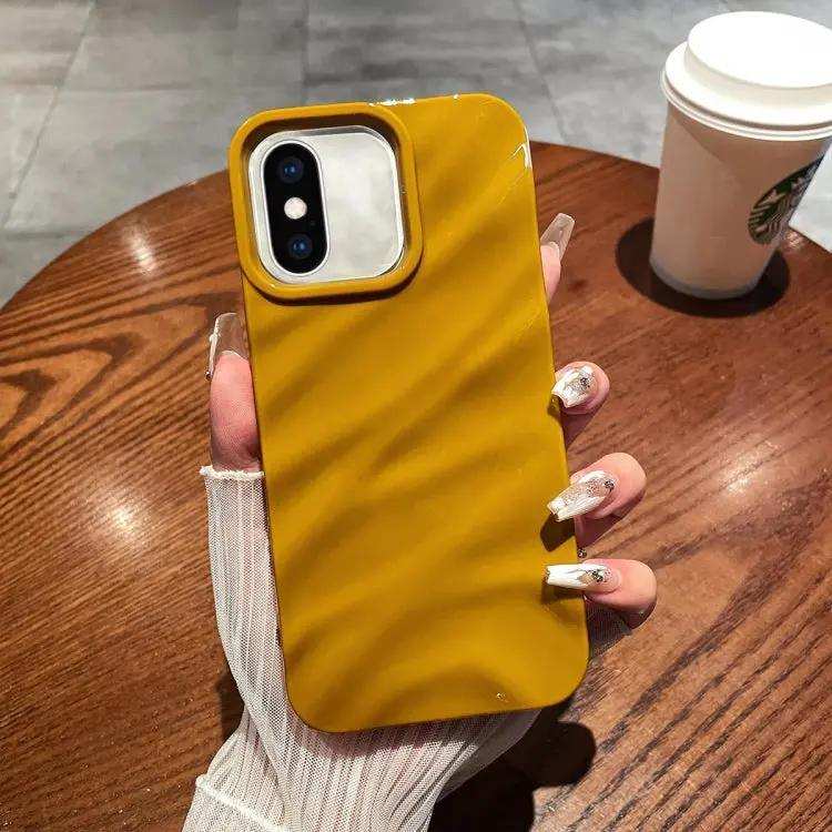 Solid Color Wave Texture TPU Phone Case MyMobile