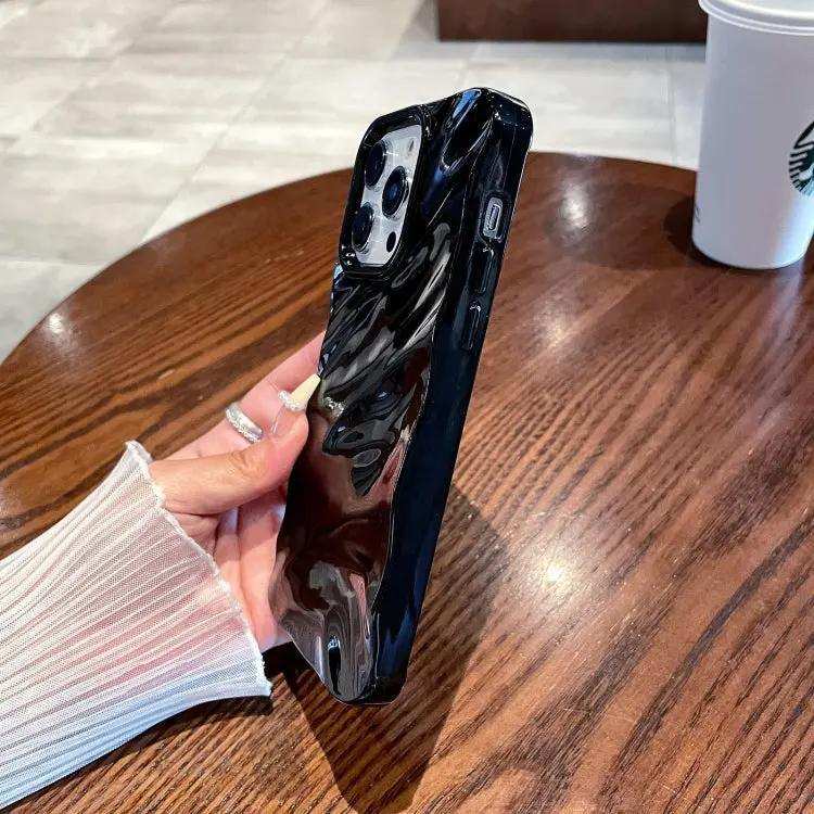 Solid Color Wave Texture TPU Phone Case MyMobile