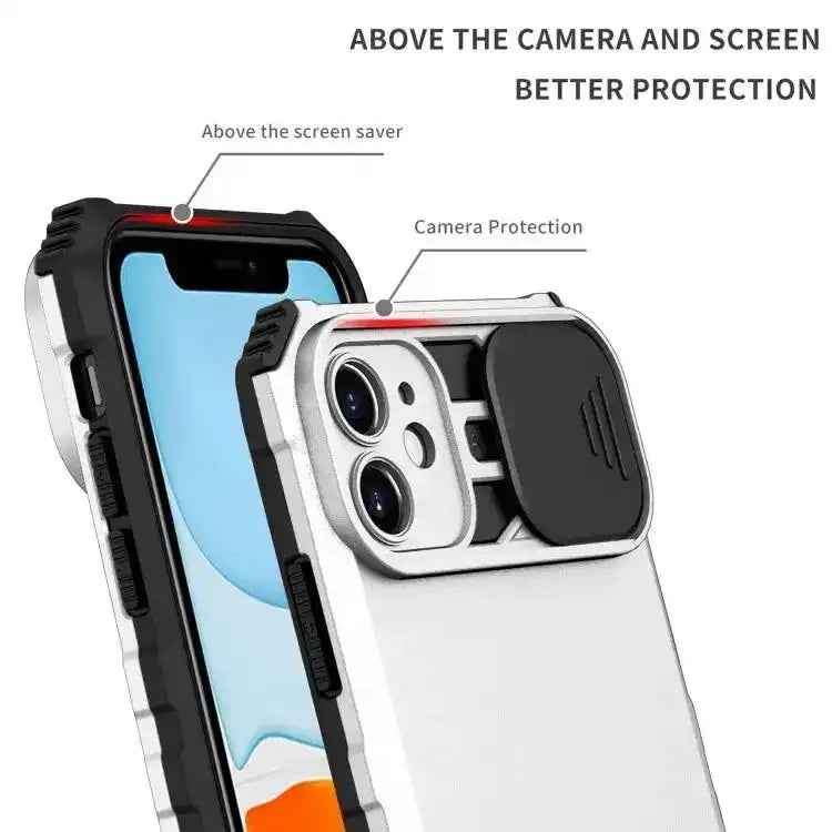 Stereoscopic Holder Sliding Camshield Phone Case