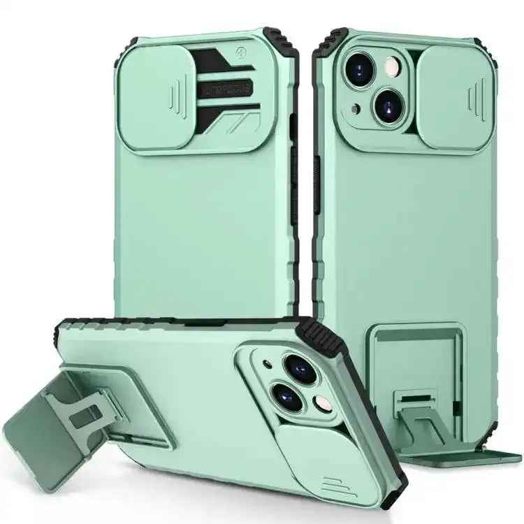 Stereoscopic Holder Sliding Camshield Phone Case