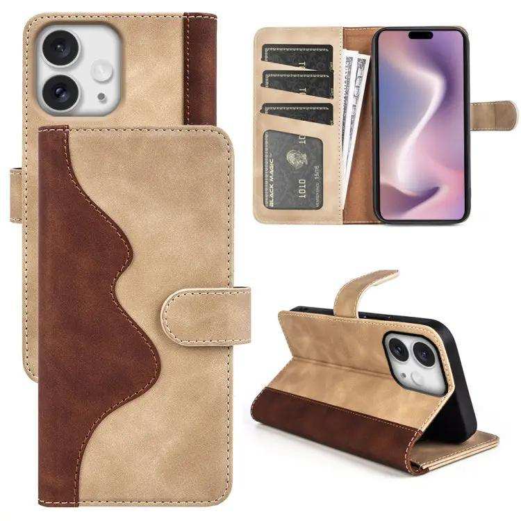 Stitching Horizontal Flip Leather Phone Case MyMobile