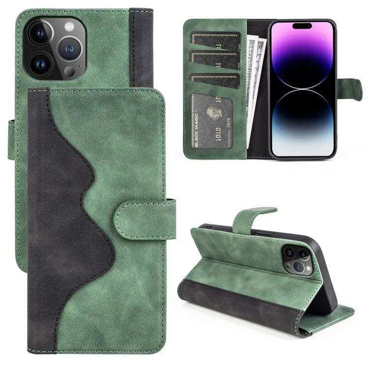 Stitching Horizontal Flip Leather Phone Case MyMobile