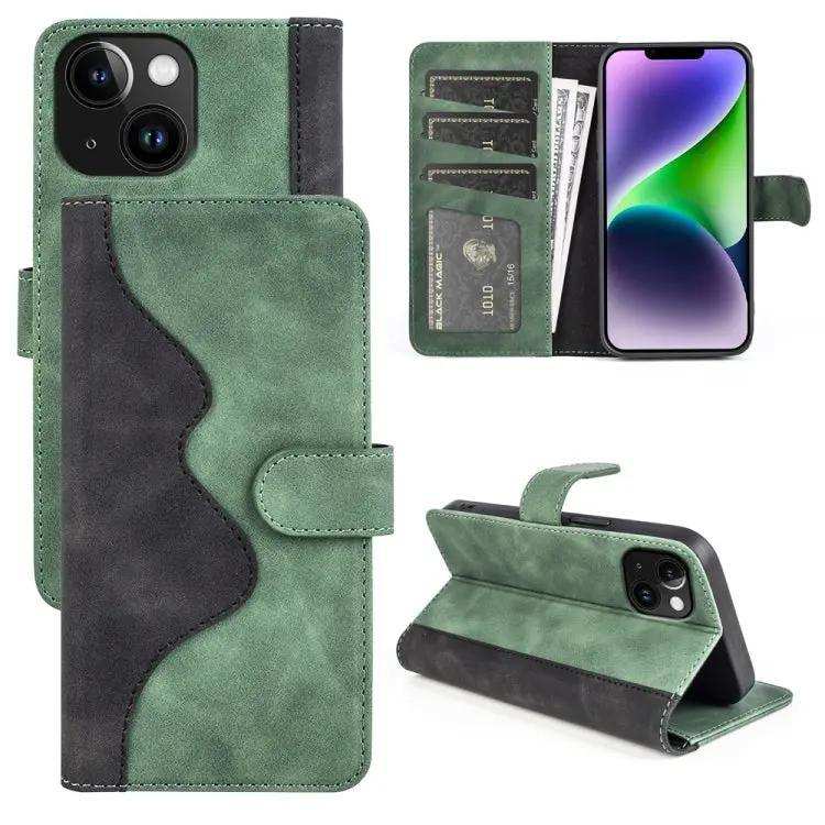 Stitching Horizontal Flip Leather Phone Case MyMobile
