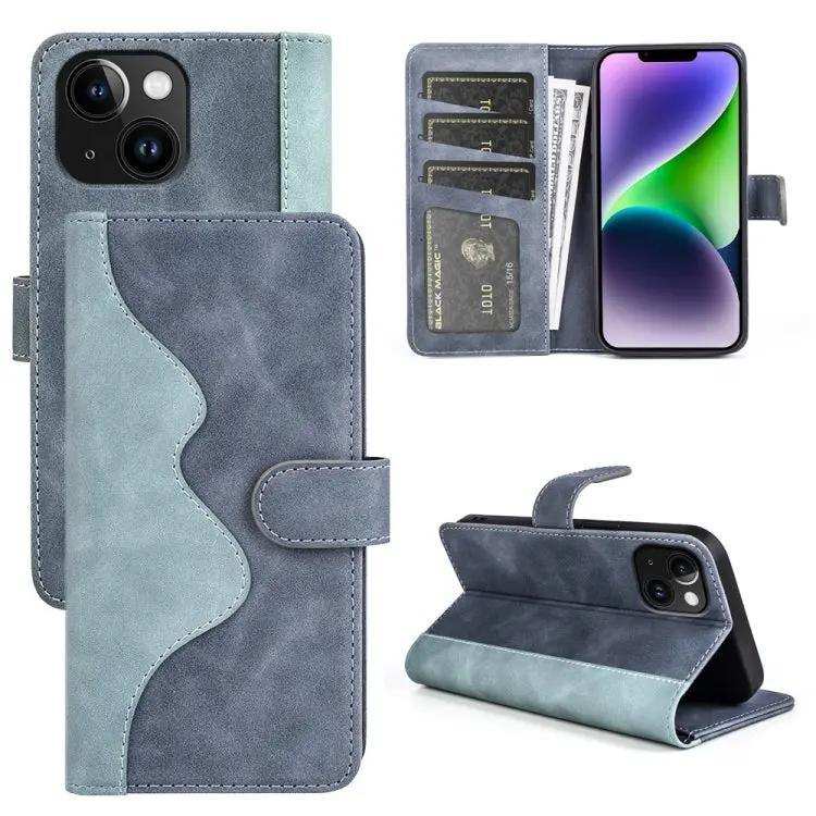 Stitching Horizontal Flip Leather Phone Case MyMobile