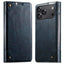 Suteni Baroque Calf Texture Buckle Wallet Leather Phone Case Suteni