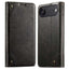 Suteni Baroque Calf Texture Buckle Wallet Leather Phone Case Suteni