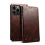 Suteni Baroque Calf Texture Buckle Wallet Leather Phone Case Suteni