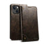 Suteni Baroque Calf Texture Buckle Wallet Leather Phone Case Suteni