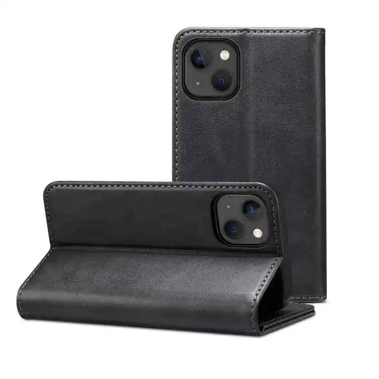 Suteni Calf Texture Horizontal Flip Leather Phone Case