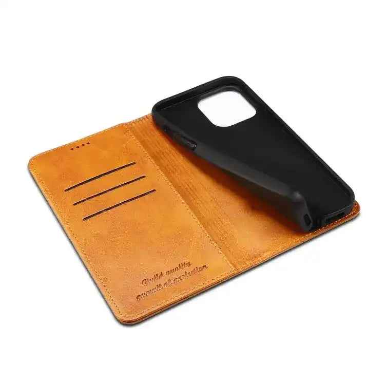 Suteni Calf Texture Horizontal Flip Leather Phone Case