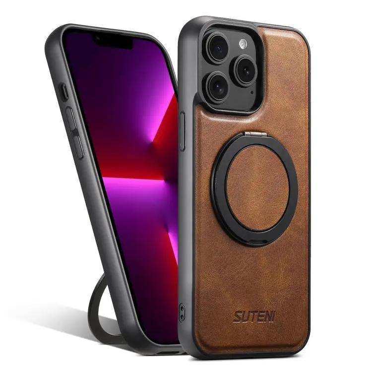 Suteni G3 Oil Wax 360 Rotation Holder MagSafe Back Phone Case Suteni