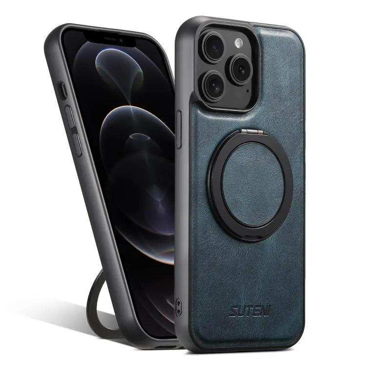 Suteni G3 Oil Wax 360 Rotation Holder MagSafe Back Phone Case Suteni