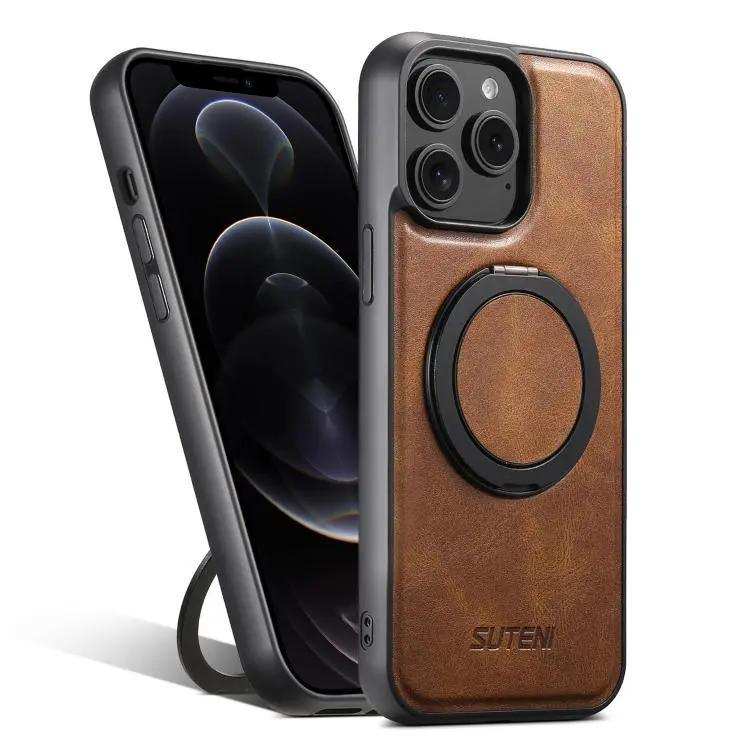 Suteni G3 Oil Wax 360 Rotation Holder MagSafe Back Phone Case Suteni