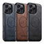 Suteni G5 Cowhide Leather MagSafe Magnetic Phone Case Suteni
