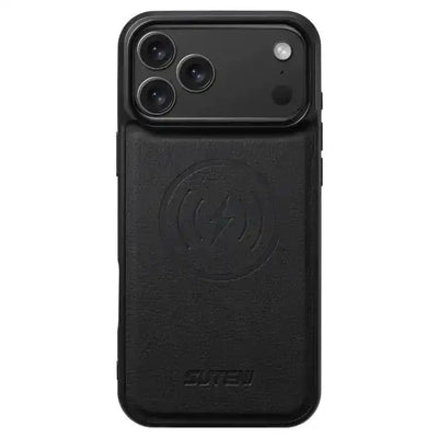 Suteni G5 Litchi Leather Magnetic MagSafe Phone Case Suteni
