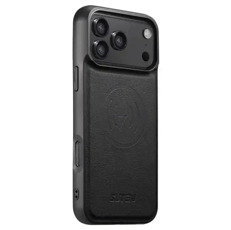 Suteni G5 Litchi Leather Magnetic MagSafe Phone Case Suteni