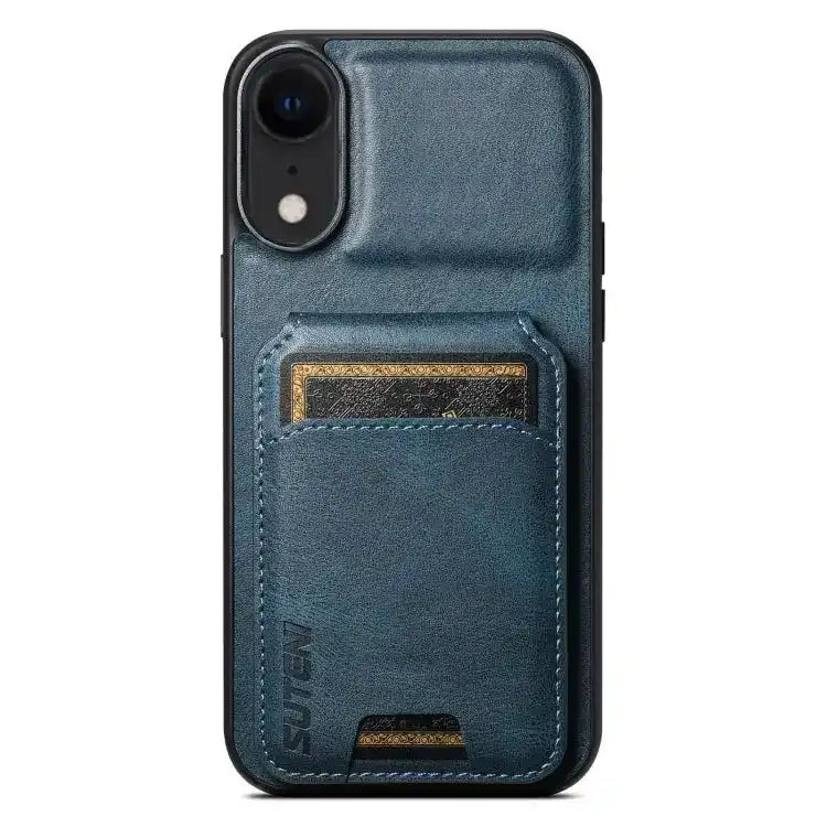 Suteni H02 Leather Wallet Stand Back Phone Case Suteni