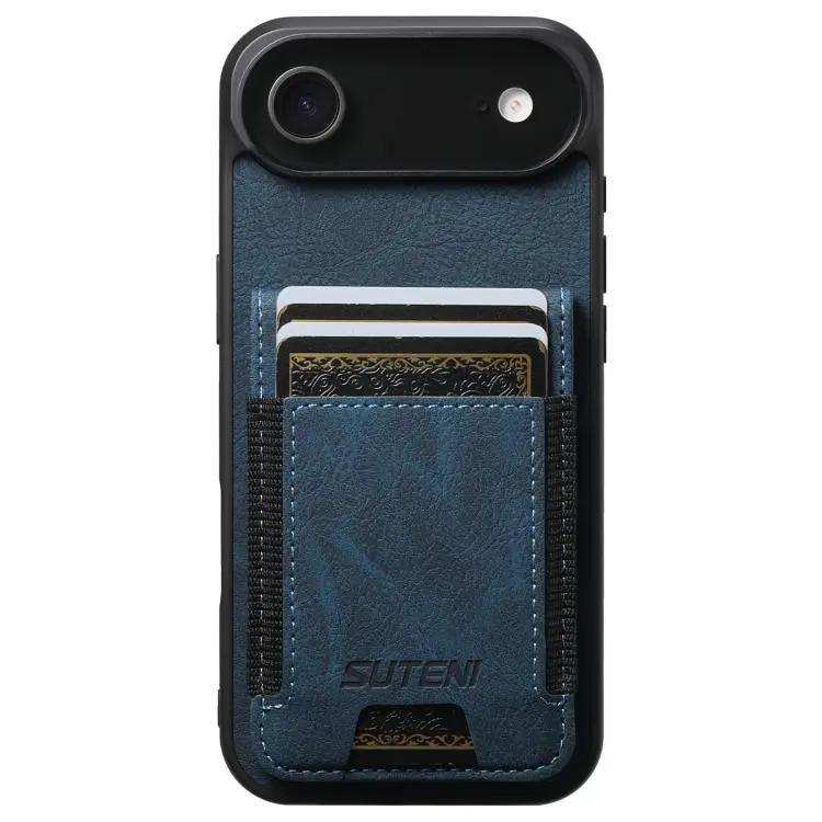Suteni H03 Litchi Leather Card Bag Stand Back Phone Case Suteni