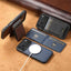 Suteni H17 Cross Grain Leather MagSafe Detachable Wallet Phone Case Suteni