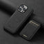 Suteni H17 Litchi Texture Leather MagSafe Detachable Wallet Phone Case