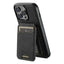 Suteni H17 Litchi Texture Leather MagSafe Detachable Wallet Phone Case