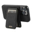 Suteni H17 Litchi Texture Leather MagSafe Detachable Wallet Phone Case