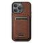Suteni H17 Litchi Texture Leather MagSafe Detachable Wallet Phone Case