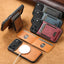Suteni H17 Oil Eax Leather MagSafe Detachable Wallet Phone Case Suteni