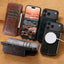 Suteni J05 Leather Magnetic MagSafe Phone Case Suteni