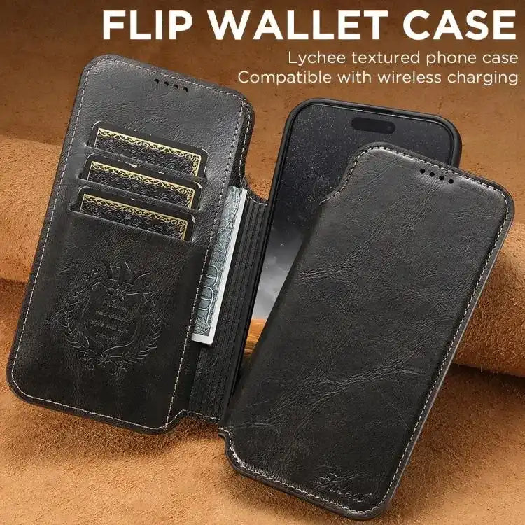 Suteni J05 Leather Magnetic MagSafe Phone Case Suteni