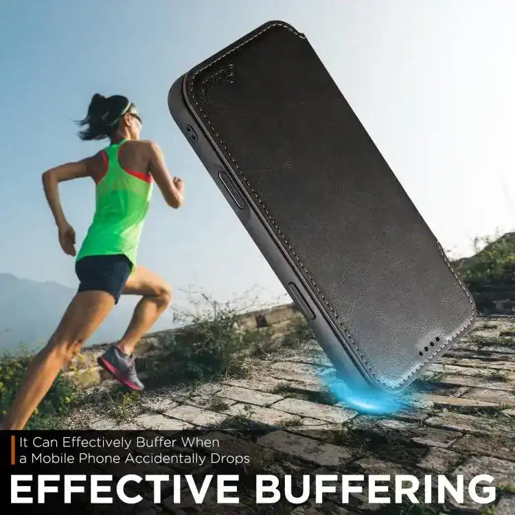 Suteni J05 Leather Magnetic MagSafe Phone Case Suteni