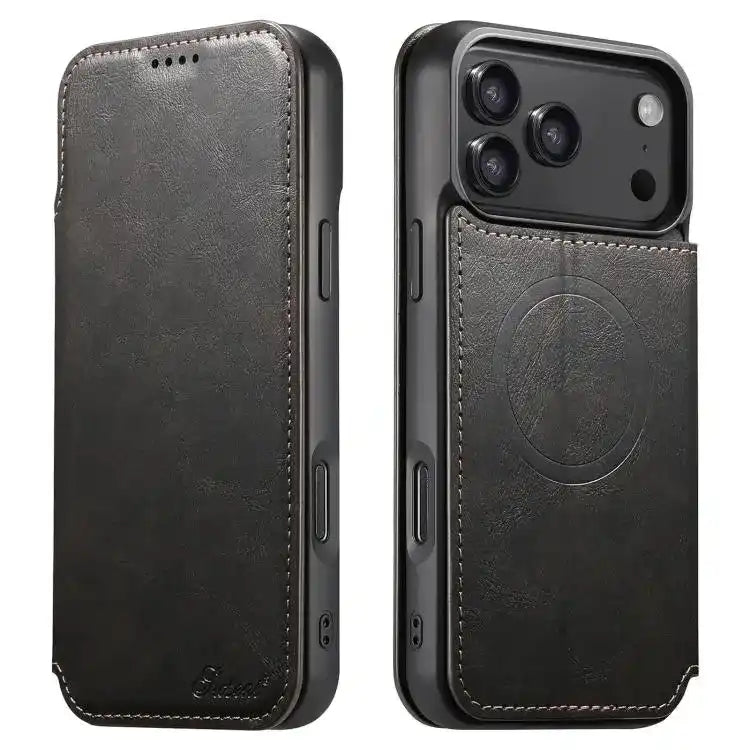 Suteni J05 Leather Magnetic MagSafe Phone Case Suteni