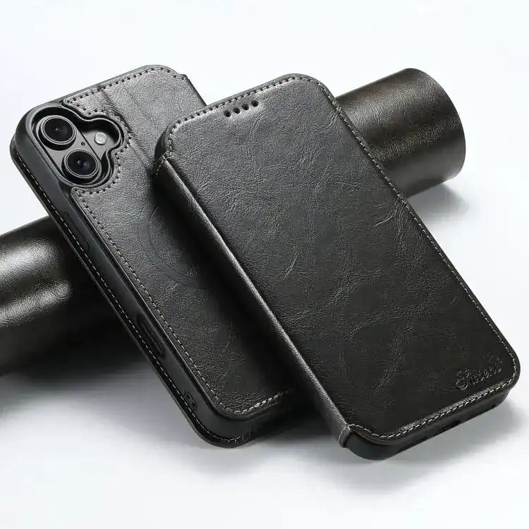 Suteni J05 Leather Magnetic MagSafe Phone Case Suteni