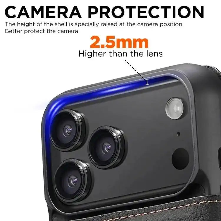 Suteni Q05 2-in-1 Multi-function MagSafe Wallet Litchi Leather Phone Case Suteni