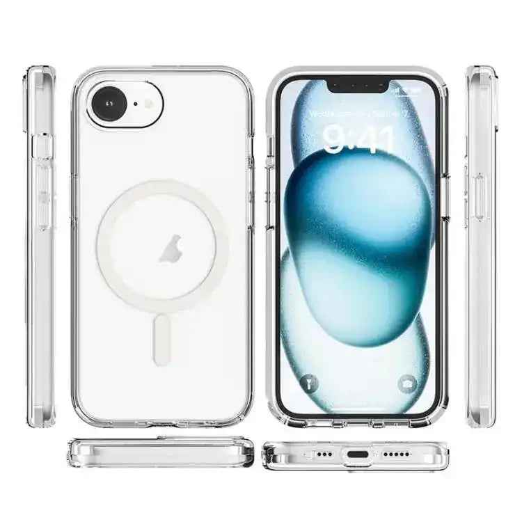 Terminator Style Transparent MagSafe Magnetic Phone Case